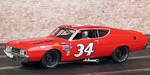 Carrera 20027521 Ford Torino Talladega - #34 Wendell Scott, NASCAR 1970-1971 - 01