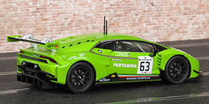 Carrera 20027530 Lamborghini Huracán GT3 - #63 Pertamina. Grasser Racing Team: Blancpain Endurance Series 2015. Giovanni Venturini / Adrian Zaugg / Mirko Bortolotti - 02