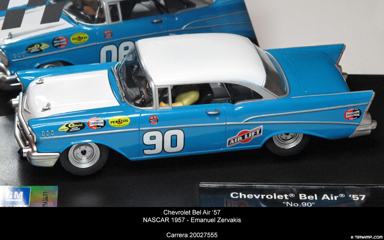 Carrera 20027555 Chevrolet Bel Air '57 - No.90 Emanuel Zervakis, NASCAR 1957