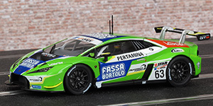 Carrera 20027589 Lamborghini Huracán GT3 - #63 Fassa Bortolo/Pertamina. Imperiale Racing, International GT Open 2017. Marco Mapelli / Giovanni Venturini - 01