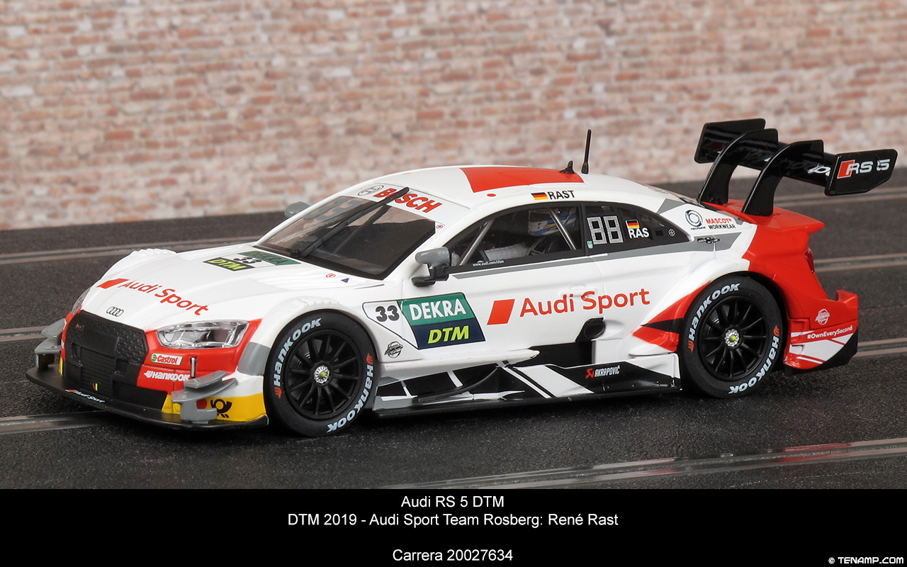 Carrera 20027634 Audi RS 5 DTM - #33 Audi Sport Team Rosberg. DTM 2019. René Rast