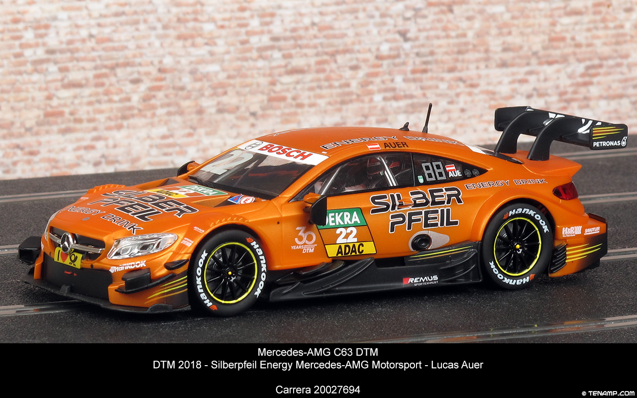 Carrera 20027694 Mercedes-AMG C63 DTM - #22 Silberpfeil Energy mercedes-AMG Motorsport. DTM 2018. Lucas Auer