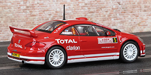 Carrera 25731 Peugeot 307 WRC - #5 Total/Clarion. Marlboro Peugeot Total: 4th place, Rallye Monte-Carlo 2004. Marcus Grönholm / Timo Rautiainen - 02