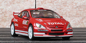 Carrera 25731 Peugeot 307 WRC - #5 Total/Clarion. Marlboro Peugeot Total: 4th place, Rallye Monte-Carlo 2004. Marcus Grönholm / Timo Rautiainen - 03