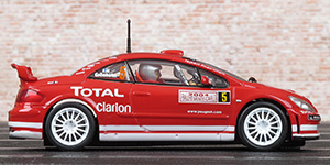Carrera 25731 Peugeot 307 WRC - #5 Total/Clarion. Marlboro Peugeot Total: 4th place, Rallye Monte-Carlo 2004. Marcus Grönholm / Timo Rautiainen - 05