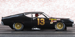Carrera 25770 Ford Torino Talladega - #13. 42nd place, Daytona 500 1969. Bobby Unser - 05