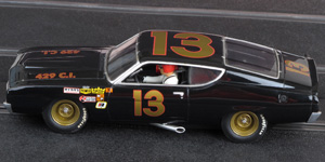 Carrera 25770 Ford Torino Talladega - #13. 42nd place, Daytona 500 1969. Bobby Unser - 06