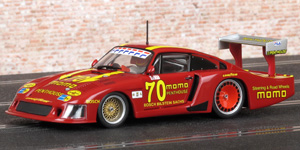 Carrera 27180 Porsche 935/78 - #70 Momo/Penthouse. 200 Meilen von Nürnberg 1981. 2nd place, DRM / 5th place, Norisring Trophy. Gianpiero Moretti - 01