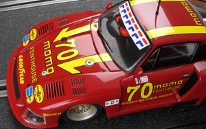 Carrera 27180 Porsche 935/78 - #70 Momo/Penthouse. 200 Meilen von Nürnberg 1981. 2nd place, DRM / 5th place, Norisring Trophy. Gianpiero Moretti - 10