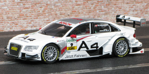 Carrera 27238 Audi A4 DTM - #9 white/silver. DTM 2008, Abt Sportsline, Tom Kristensen - 01