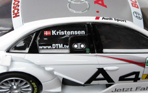Carrera 27238 Audi A4 DTM - #9 white/silver. DTM 2008, Abt Sportsline, Tom Kristensen - 11