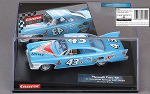 Carrera 27329 - 1960 Plymouth Fury. #43 Richard Petty, NASCAR 1960 - 09