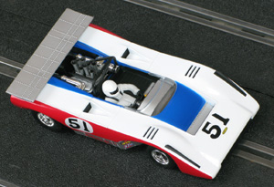 Carerra 27352 Lola T222 - #51 Kendall GT-1. Can-Am 1971. DNF, Monterey Castrol Grand Prix, Laguna Seca. Dave Causey - 07
