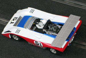 Carerra 27352 Lola T222 - #51 Kendall GT-1. Can-Am 1971. DNF, Monterey Castrol Grand Prix, Laguna Seca. Dave Causey - 08