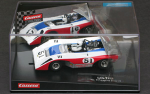 Carerra 27352 Lola T222 - #51 Kendall GT-1. Can-Am 1971. DNF, Monterey Castrol Grand Prix, Laguna Seca. Dave Causey - 12