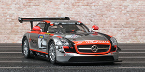 Carrera 27381 Mercedes-Benz SLS AMG GT3 - #2 Yokohama. Team Black Falcon: VLN Endurance Championship, Nürburgring 2011. Kenneth Heyer / Ralf Schall / Thomas Jäger - 03