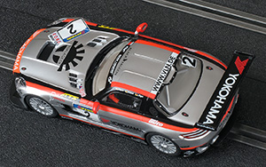 Carrera 27381 Mercedes-Benz SLS AMG GT3 - #2 Yokohama. Team Black Falcon: VLN Endurance Championship, Nürburgring 2011. Kenneth Heyer / Ralf Schall / Thomas Jäger - 07