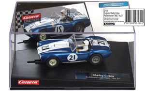 Carrera 27434 Shelby Cobra 289 - #21 Bob Bondurant. 1st GT 2000+, Rossfeld Hillclimb 1965. (round 11, World Sportscar Championship) - 12