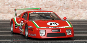 Carrera 30577 Ferrari 512 BB LM. No.79 Scudéria Supercar Bellancauto. DNF, Le Mans 24 Hours 1980. Spartaco Dini / Fabrizio Violati / Maurizio Micangeli - 03