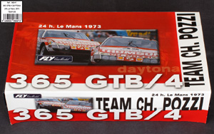 Fly 96047 Team-09 #39 - Ferrari 365 GTB/4 "Daytona" - #39 Thomson. 6th place, Le Mans 24 Hours 1973. Claude Ballot-Léna / Vic Elford - 12