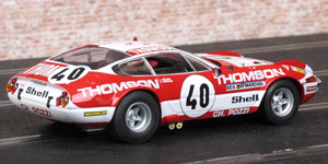 Fly 96047 Team-09 #40 - Ferrari 365 GTB/4 "Daytona" - #40 Thomson. 9th place, Le Mans 24 Hours 1973. Alain Serpaggi / José Dolhem - 02