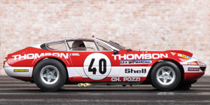 Fly 96047 Team-09 #40 - Ferrari 365 GTB/4 "Daytona" - #40 Thomson. 9th place, Le Mans 24 Hours 1973. Alain Serpaggi / José Dolhem - 05