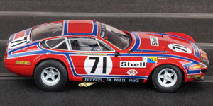 Fly A651-88077 Ferrari 365 GTB/4 "Daytona" - #71. 5th, Le Mans 24 Hours 1974. Cyril Grandet / Dominique Bardini - 05