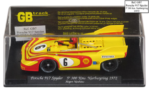Fly GB-Track GB7 Porsche 917 Spyder - #6 Shell. Nürburgring Interserie 1972. Jürgen Neuhaus - 12