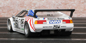 Flyslot 051101 BMW M1 - #151 MSW Motor Sport Wheels. 15th place, Le Mans 24 hours 1985. Edgar Dören / Martin Birrane / Jean-Paul Libert - 04