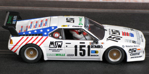 Flyslot 051101 BMW M1 - #151 MSW Motor Sport Wheels. 15th place, Le Mans 24 hours 1985. Edgar Dören / Martin Birrane / Jean-Paul Libert - 05