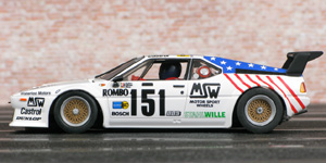Flyslot 051101 BMW M1 - #151 MSW Motor Sport Wheels. 15th place, Le Mans 24 hours 1985. Edgar Dören / Martin Birrane / Jean-Paul Libert - 06