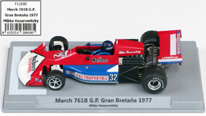 Flyslot F13101 March 761B - #32. F&S Properties/Marlboro. Did not pre-qualify, British Grand Prix 1977. Mikko Kozarowitzky - 13