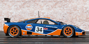 MRSLOTCAR.CA MR1044 McLaren F1 GTR - No34 Gulf Racing. 5th place, Le Mans 24 Hours 1996. Pierre-Henri Raphanel / David Brabham / Lindsay Owen-Jones - 03