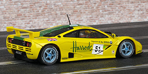 MRSLOTCAR.CA MR1048 McLaren F1 GTR - No51 Harrods. Mach One Racing. 3rd place, Le Mans 24 Hours 1995. Andy Wallace / Derek Bell / Justin Bell - 02