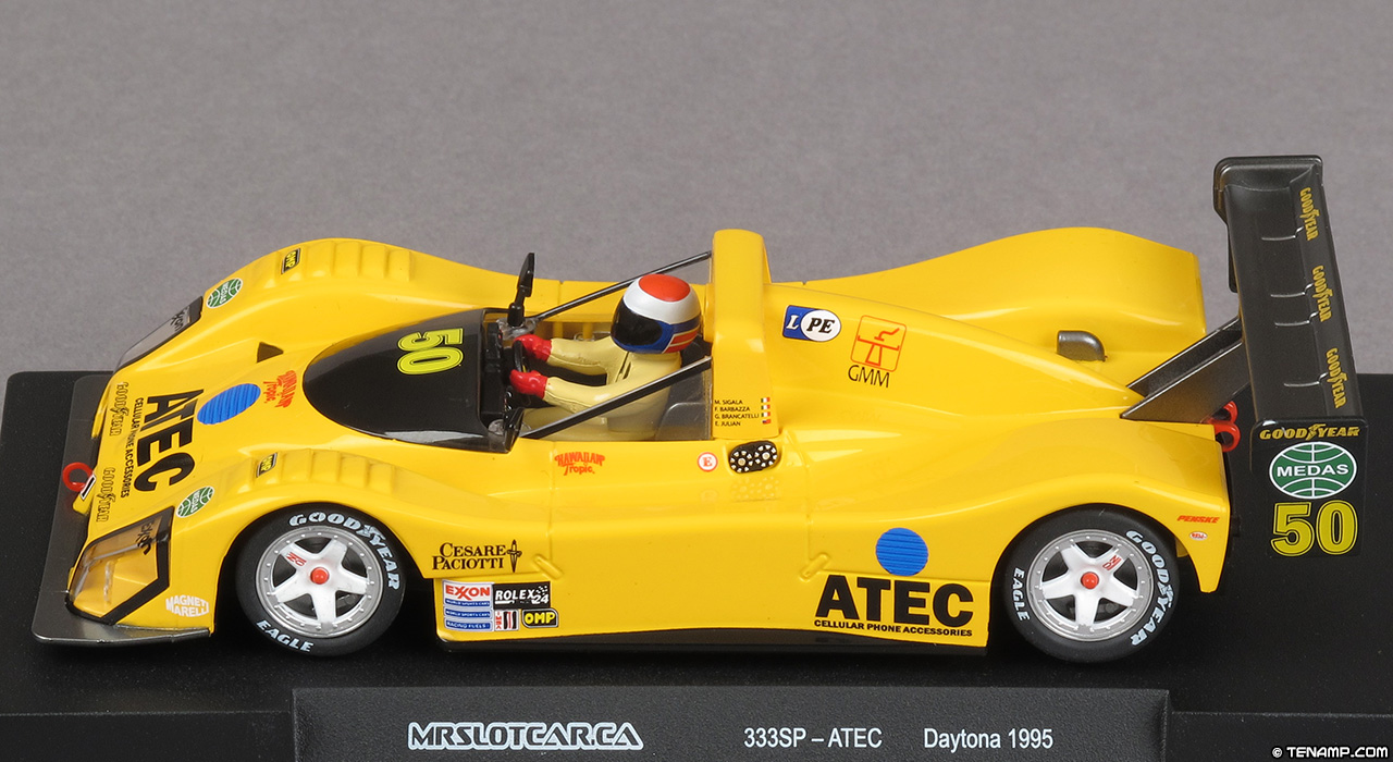 MRSLOTCAR.CA MR1064 Ferrari 333 SP - #50 ATEC. Euromotorsport Racing Inc. 8th Place, Daytona 24 Hours 1995. Gianfranco Brancatelli / Massimo Sigala / Elton Julian / Fabrizio Barbazza