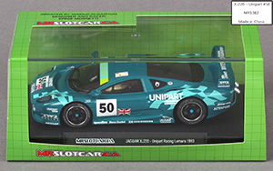 MRSLOTCAR.CA MR1082 Jaguar XJ220 - #50 Unipart. TWR Jaguar Racing. Disqualified, Le Mans 24 Hours 1993. John Nielsen / David Brabham / David Coulthard - 06