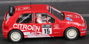 Ninco 50284 Citroën Saxo Super 1600 - #15. 4th place, ADAC Rallye Oberland 2002. Sven Haaf / Michael Kölbach - 05