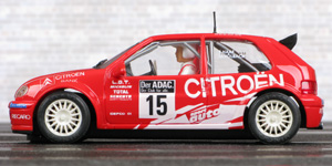 Ninco 50284 Citroën Saxo Super 1600 - #15. 4th place, ADAC Rallye Oberland 2002. Sven Haaf / Michael Kölbach - 06