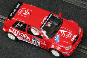 Ninco 50284 Citroën Saxo Super 1600 - #15. 4th place, ADAC Rallye Oberland 2002. Sven Haaf / Michael Kölbach - 07