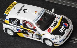 Ninco 50300 Renault Clio Super 1600 - #7 Elf. 5th place, Rallye de Wallonie 2002. David Loix / Davie Meert - 07