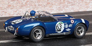 Ninco 50303 AC Cobra - No.63 Le Mans Classic 2002. Blue with white stripe - 02