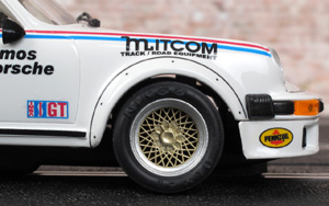 Ninco 50332 Porsche 934 - #61 Brumos Porsche/MITCOM. 10th place, Daytona 24 Hours 1977. Peter Gregg / Jim Busby - 10