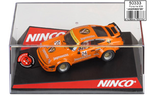 Ninco 50333 Porsche 934 - #24 J ägermeister. 10th place, Nürburgring 1000 Kilometres 1976 - Derek Bell / Günther Steckkönig / Reinhard Stenzel / Helmut Kelleners - 12