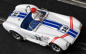 Ninco 50352 AC Cobra - No.38 "White Racing". White with blue and red stripes - 04