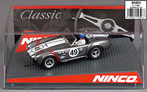 Ninco 50503 AC Cobra - No.49 Thames Ditton. Grey with white and red stripes - 06
