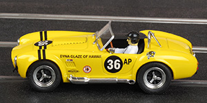 Ninco 50561 AC Cobra - No.36 Dyna Glaze "Hairy Canary". Chassis number CSX 2151. Richard J Neil Jr of Hawaii - 03