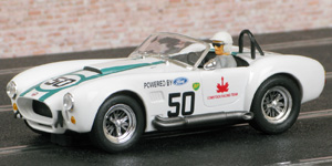 Ninco 50585 AC (Shelby) Cobra - #50 Comstock Racing Team, Ken Miles. 7th overall, 2nd in GT class, 1963 Pepsi-Cola Canadian Grand Prix, Mosport Park (Canadian Sports Car Championship) - 01