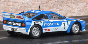 Ninco 50614 Lancia 037 - No.1 Pioneer/Total. Winner, Criterium des Cevennes 1983. Jean-Claude Andruet / Martine Rick - 02