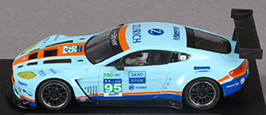 NSR 0048 ASV GT3 (Aston Martin Vantage GT3) - #95 Gulf/Zurich/Saxo Bank. 27th place, Le Mans 24 Hours 2015. Aston Martin Racing: Marco Søørensen / Nicki Thiim / Christoffer Nygaard. Real car is an Aston Martin V8 Vantage GTE