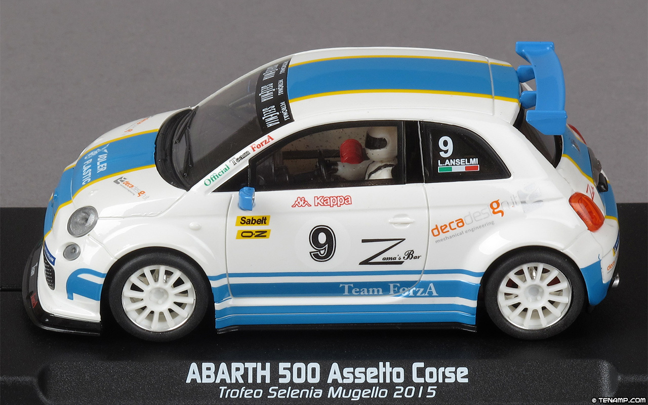 NSR 0056 Fiat Abarth 500 - #9 Team ForzA. Trofeo Abarth Europe, Mugello 2015. Team ForzA: Luca Anselmi